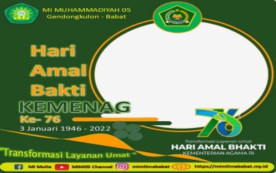 Kumpulan Link Twibbon Hari Amal Bhakti Kemenag Tahun 2022