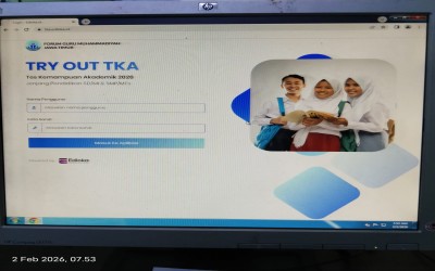 MI Muhammadiyah 05 Gendongkulon Gelar Try Out TKA Bekerja Sama dengan Forum Guru Muhammadiyah Jawa Timur